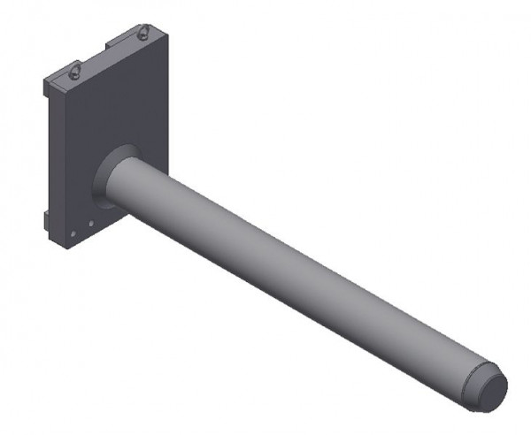 Durwen Tragdorn, Länge: 1000 mm, Tragfähigkeit: 5000 kg, Durchmesser: 195 mm, TD 45-195-1000