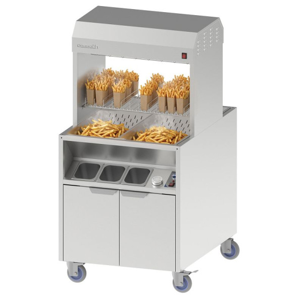 Casselin Doppelt beheizte Salz- und Ausgabestation Durchreiche - 800, CPDSDCT800