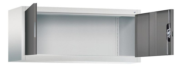 C+P Aufsatzschrank Acurado, H500xB1200xT400mm, Farbe: Lichtgrau / Vulkangrau, Muldengriff, 9464-000 S10136