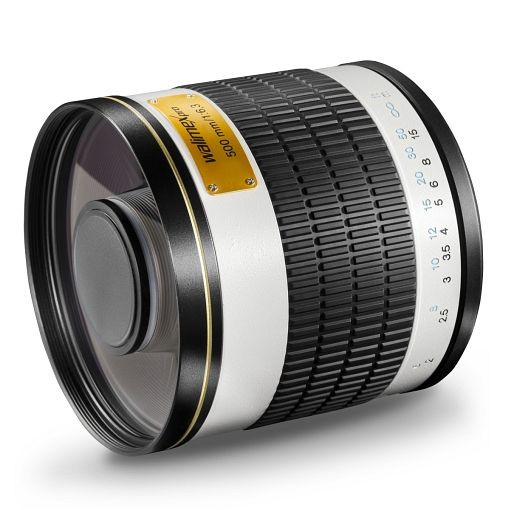 Walimex pro MF Objektiv, 500/6,3 DSLR Spiegeltele mit Objektivbeutel Pentax K, 1015544