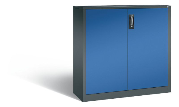 C+P Werkzeugschrank Acurado, H1200xB1200xT400mm, Farbe: Anthrazitgrau / Enzianblau, Muldengriff, 8530-000 S10139