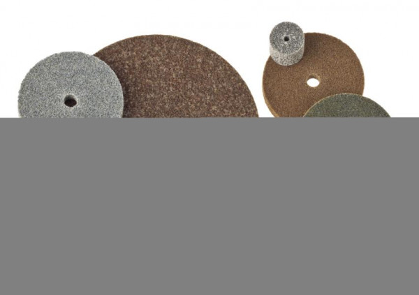 3M Scotch-Brite EXL Verpresste Kompaktscheibe XL-UW, 101,6 mm x 12,7 mm x 6 mm, 2S FIN, VE: 10 Scheiben, 7000120678