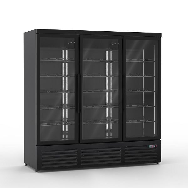 A&S Polarny Tiefkühlschrank mit 1900 Liter, schwarz, 1880 x 710 x 2030 mm, TKS-1880-N
