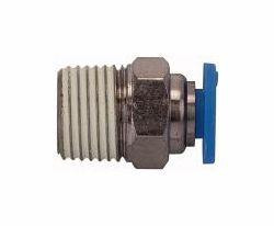 Riegler Gerade Steckverschraubung, Außengewinde mit Außensechskant, mini, 109009