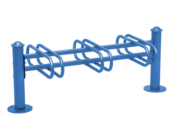 Procity Fahrradständer 3 Plätze, Agora, Doppelseitig, RAL 5010, 207350.5010