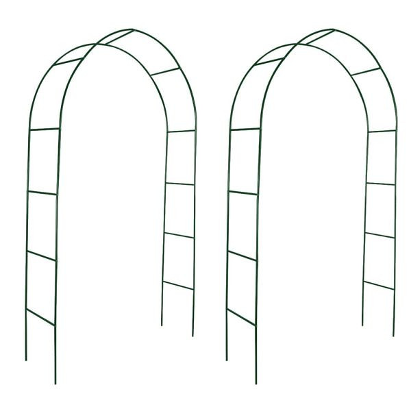 vidaXL Garten Rosenbogen Torbogen Rankgitter Rosensäule, VE: 2 Stück, 40776
