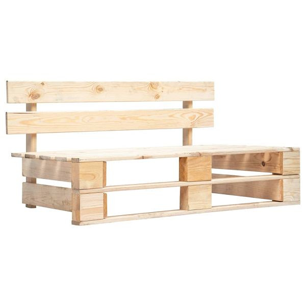 vidaXL Outdoor-Bank Paletten Holz, 45768