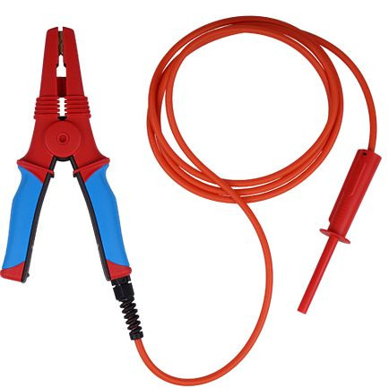 Metrel Große HV-Krokodilklemme, 5 m, rot, A 1639 RED 5M, 20992863