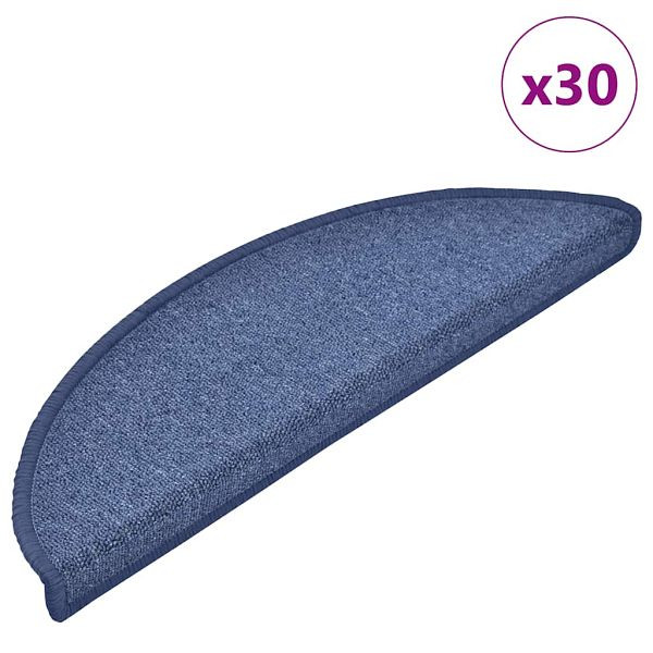 vidaXL Stufenmatten 30 Stk. Blau 56x17x3 cm, 3365740, 8721288458599