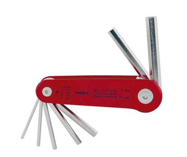 KUKKO Handklapphalter, Außensechskant: 2,5; 3,0; 4,0; 5,0; 6,0; 8,0 mm, VE: 10 Stück, 205-202