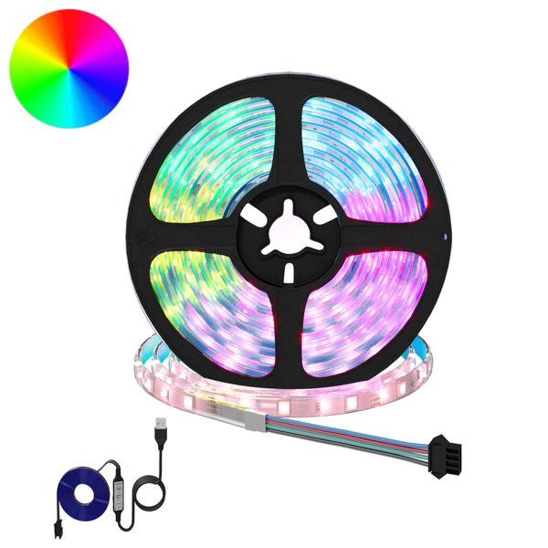 vidaXL LED Streifen 12-teilig Schwarz und Transparent 4000 mm, 3429127