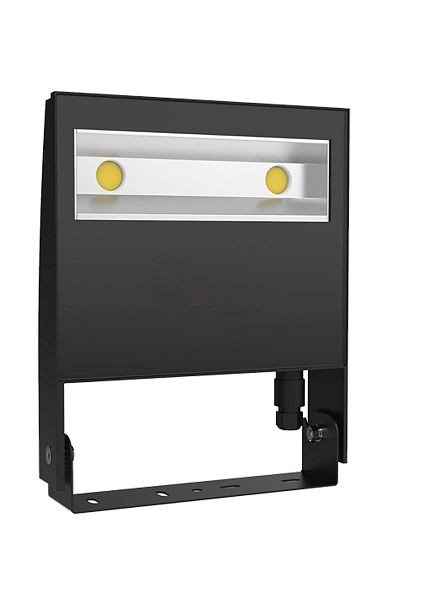 Schake Strahler, LED-Strahler, Insektenfreundlich, Lichtfarbe 3000 K, für den Aussenbereich mit Aluminiumdruckguss-Gehäuse, 3531S1IF