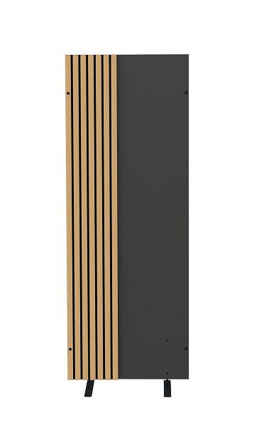 Kerkmann Oxford Trennwand klein, anthrazit/Eiche hell, 45001053