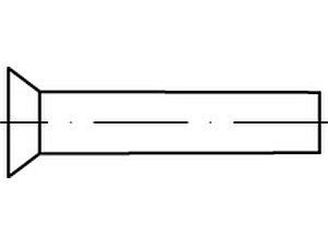 Senkniete DIN 661 A 2 3 x 6 VE=S (200 Stück)