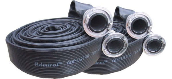 Admiral Admi®Star Industrie-Bauschlauch Tex Black C / 15 m 50 bar schwarz, 603b-050-15