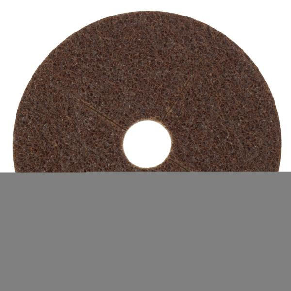 3M Scotch-Brite Vliesscheibe SC-DB, braun, 125 mm x 22 mm, A CRS, VE: 10 Scheiben, 7000077854