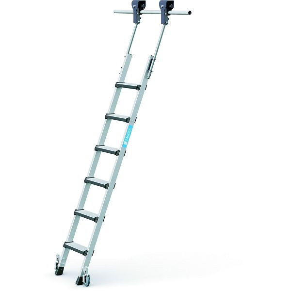 ZARGES Comfortstep Trec LH - LM-Stufen-Regalleiter 6 Stufen, 41412