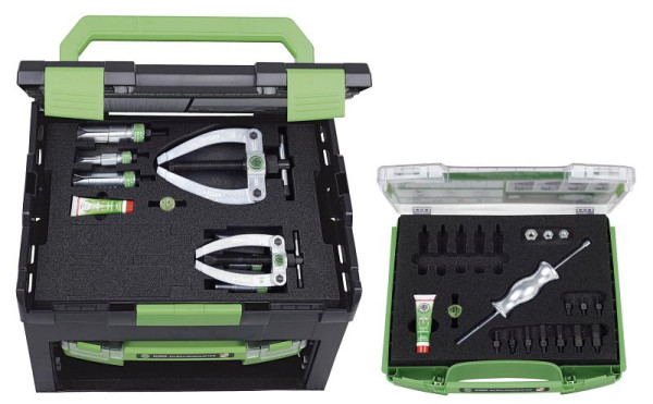 KUKKO Gleithammer- und Gegenstützen-Satz zum Ausziehen von Kugellagern und Passstiften, Innendurchmesser des Kugellagers: 12-46 mm, 28-C