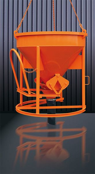 Eichinger Betonsilo 1016.1, 150l, Angeschweißte Kette, Hebelverschluss, Auslauf Ø 200 mm, 10160100400000