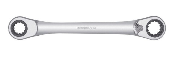 GEDORE red Doppelringratschenschlüssel 4 in 1, umschaltbar, R/L. 10+13+17+19mm, 3300899