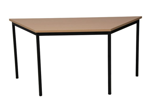 Gürkan Tisch, 80 x 160 x 75 cm, Schwarz, Buche, Mehrzwecktisch, Trapez, MTB.T.168, 101410