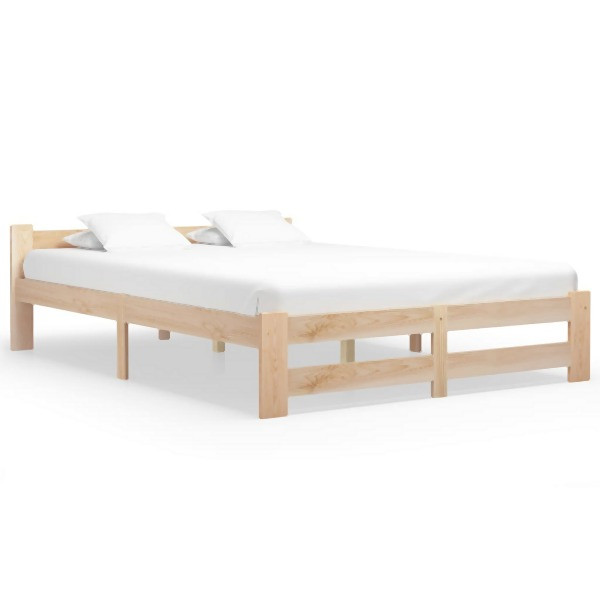 vidaXL Massivholzbett Kiefer 160x200 cm, 321995, 8720286289785