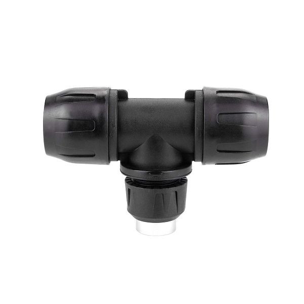 Airpress T-Stück Muffe mit 25 mm x 1/2" x 25 mm Innengewinde, 9ALRTT2512