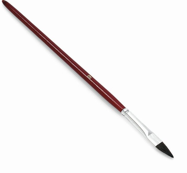 Nölle Ausbesserungspinsel feine Naturhaarmischung Größe 06, feine Naturhaarmischung, Zwinge Weißblech, VE: 12 Stück, 63506