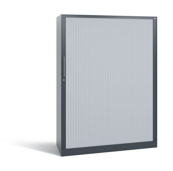 C+P Rollladenschrank Asisto, H1639xB1200xT435mm, Farbe: Anthrazit / Weiß, Bügelgriff, 4 OH, 143011-000 S10065