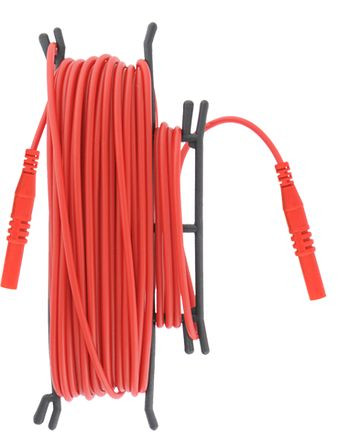Metrel Prüfleitung rot, 20 m (1,5 mm), Bananenstecker an beiden Enden, A 1640, 20992992