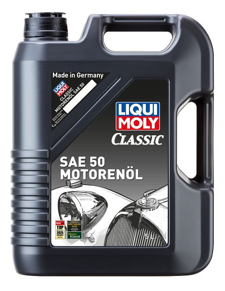 LIQUI MOLY Classic Motorenöl SAE 50, Kanister Kunststoff, VE: 5 Liter, 1131