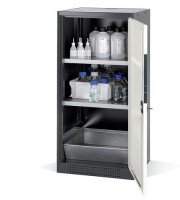 Produktbild von asecos Chemikalienschrank Systema CS-52R, Korpus anthrazit, weiss, 2 Einlegeböden und Bodenwanne, 202563 asecos Chemikalienschrank Systema CS-52R, Korpus anthrazit, weiss, 2 Einlegeböden und Bodenwanne, 202563