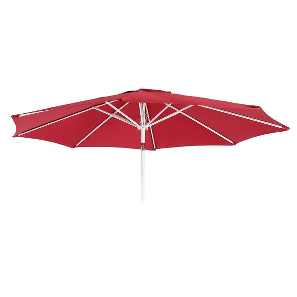 Mendler Ersatz-Bezug für Sonnenschirm N18, Sonnenschirmbezug Ersatzbezug, Ø 2,7m Stoff/Textil 5kg, rot, 81635
