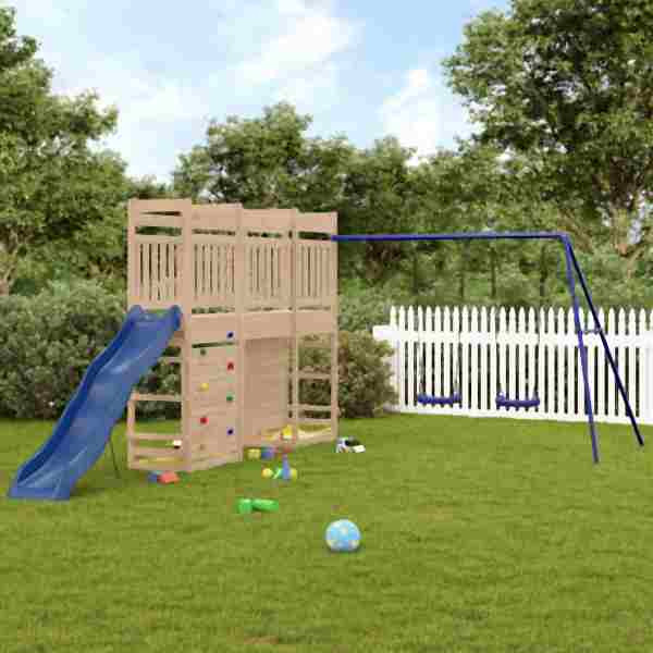 vidaXL Spielturm Massivholz Kiefer, 3157009, 8720845776718