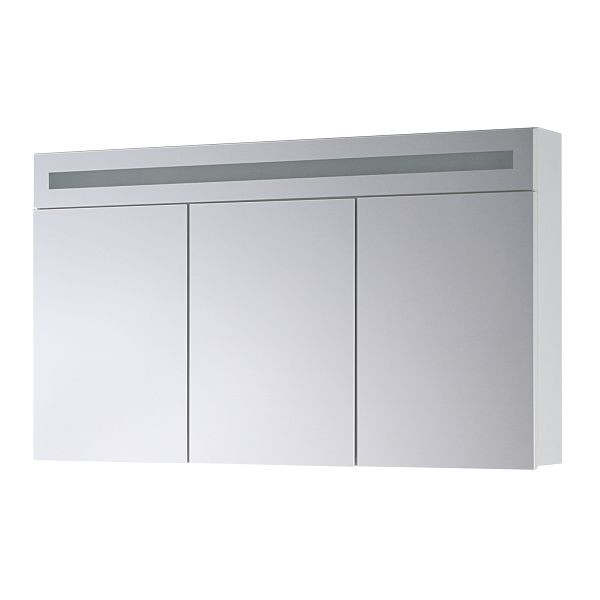 Sanotechnik Spiegelschrank mit LED Beleuchtung, 120 cm, weiß, 71300