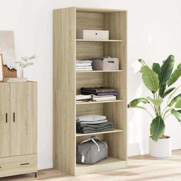 vidaXL Kleiderschrank Sonoma-Eiche 80x50x200 cm Holzwerkstoff, 3307722