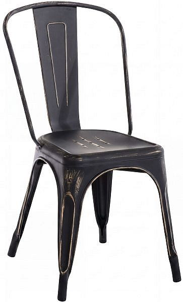 CLP Stuhl Benedikt antik, schwarz-gold, 10858267, 4251152605520