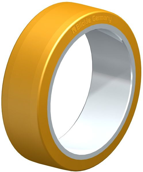 Blickle BTH 350x110/270 Bandage / Reifen aus Blickle Extrathane®, Hellbraun, 507806