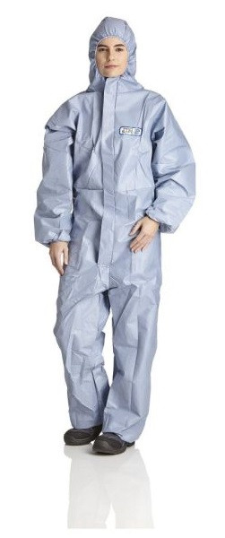 ProSafe 2 Einweg-Overall, Kapuze, MP-Film, Arm-, Bein-, Taillengummi, blau, Größe 3XL, VE: 50 Stück, PS2B-3XL