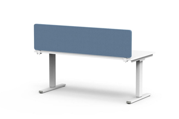 Deskin Tischtrennwand LUNA Board, Blau, 800 x 0 x 387 mm, 331587
