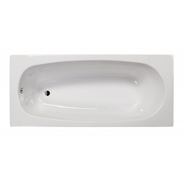 Sanotechnik Badewanne Linea 170, weiß gefärbt, 170 x 70 x 44,5 cm, 410048