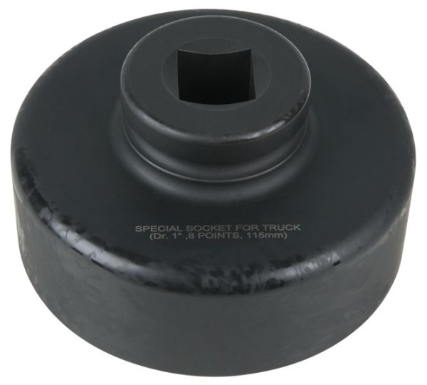 KS Tools 1" Achsmuttern-Schlüssel, 8-kant, kurz, 115 mm, 460.3325