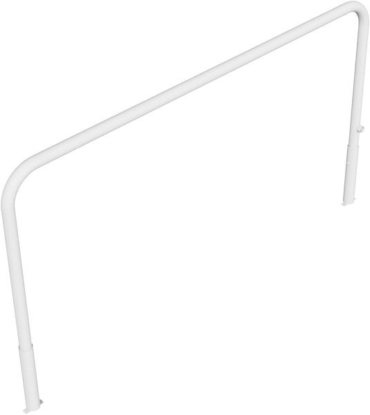 Schake Abweisebügel Ø 60mm herausnehmbar und drehbar mit Dreikantverschluss ohne Knieholm, feuerverzinkt, Gesamtbreite: 2500 mm, 465_25F