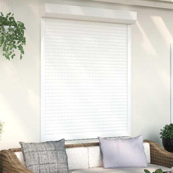 vidaXL Rollladen Aluminium 120x150 cm Weiß, 144972, 8719883665771