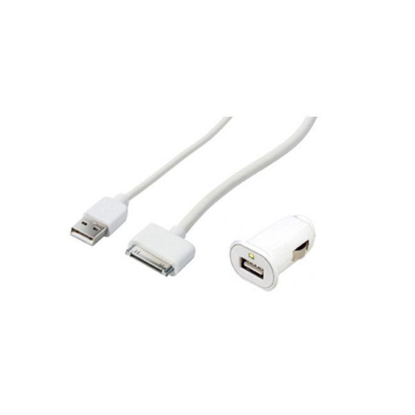 S-Conn USB Lade-Adapter 230 V – 1 x USB (1A), weiß, 33211