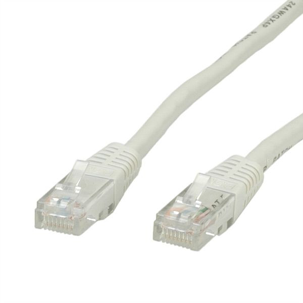 VALUE Patchkabel Kategorie 5e (Class D) UTP, grau, 3 m, 21.99.0503