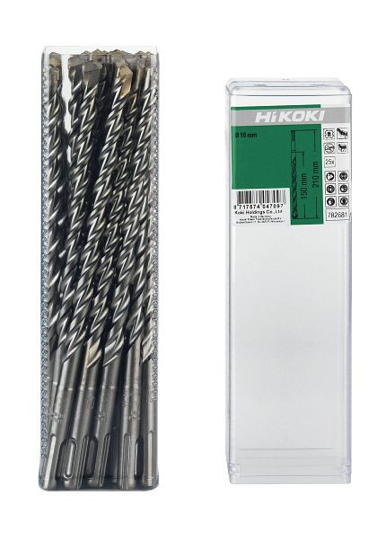 HiKOKI HM-Bohrer 8x210/150mm SDS-Plus, VE: 25 Stück, 782675