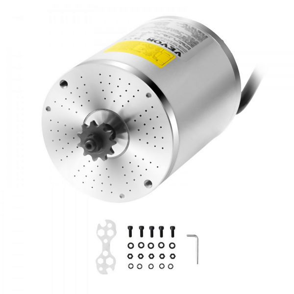 VEVOR 3000W Bürstenloser Gleichstrommotor 60V 4800rpm Motor für E-Bike Dirt Bike, ZLWSDJTJ30004E56GV9