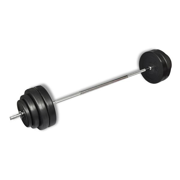 vidaXL Langhantel mit Gewichten Set 60 kg, 90372