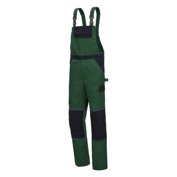 NITRAS MOTION TEX LIGHT, Latzhose, Größe: 46, Farbe: grün, VE: 10 Stück, 7524-46